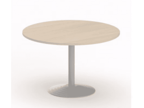 Imagen Mesa de reuniones redonda con base de columna
